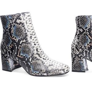 Daria Snakeskin Bootie